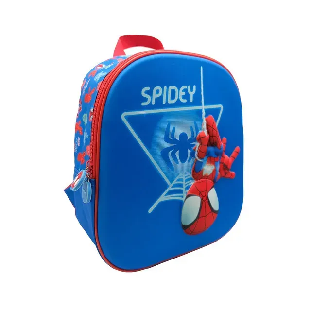 Ghiozdan cu print 3D, model Spiderman