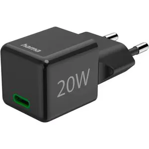 Incarcator retea HAMA 201984, 1x USB-C Power Delivery (PD) 20W, negru