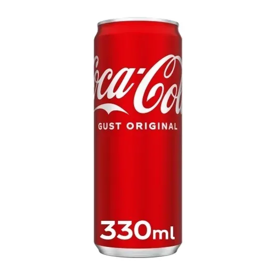 Bautura carbogazoasa Coca-Cola Gust Original, 0.33 l