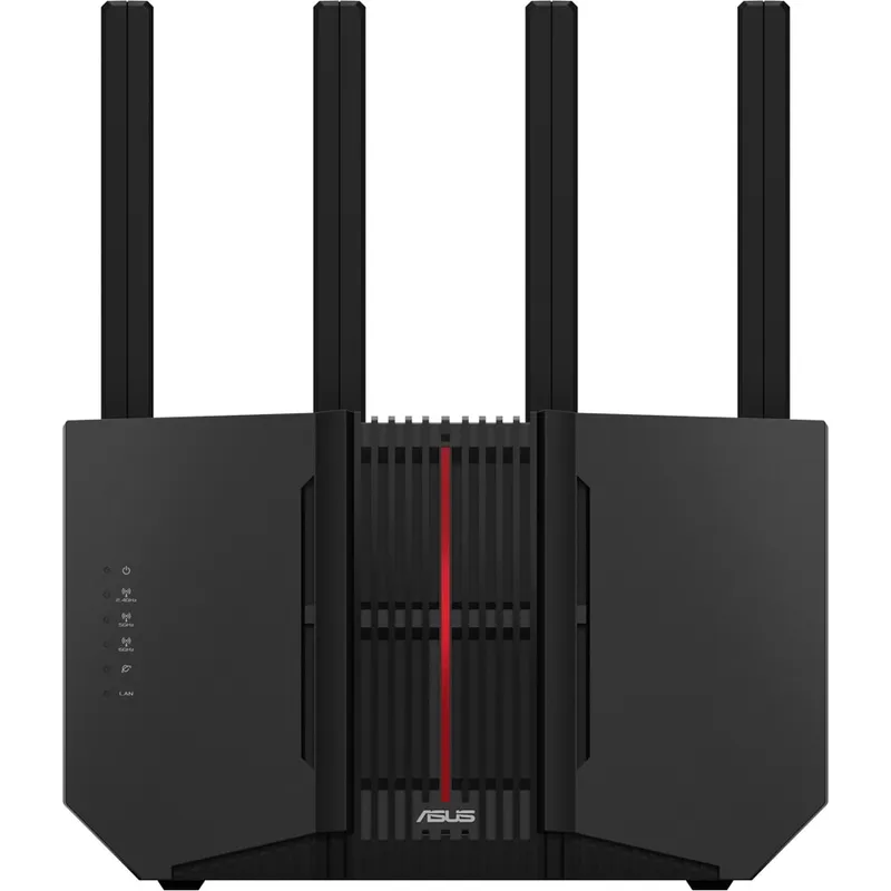 Router Wireless Gigabit ASUS RT-BE92U, WI-Fi 7, Tri Band 1032 + 2882 + 5764 Mbps, USB 3.2 Gen1, negru
