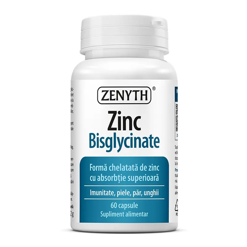 Zinc Bisglycinate, 60 capsule, Zenyth : Farmacia Tei online