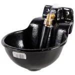 Adapatoare animale cu tija, Prindere cu suruburi, Supapa din Alama, Negru, 1.7L