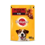 Hrana umeda pentru caini adulti Pedigree, cu vita si miel in sos, 100 g