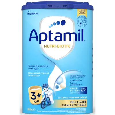 Lapte praf Aptamil NUTRI-BIOTIK 3+, 800 g, de la 3 ani, Nutricia