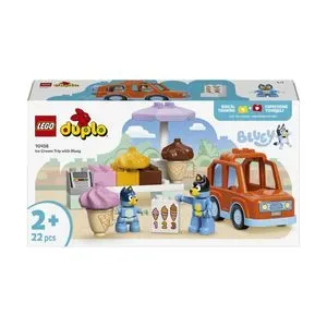 LEGO DUPLO - Vizita cu Blue la furgoneta de inghetata 10458, 22 piese