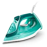 Fier de calcat Philips DST3030/70, 2400W, abur 40g/min, rezervor apa 300ml, talpa ceramica, oprire automata, Turcoaz