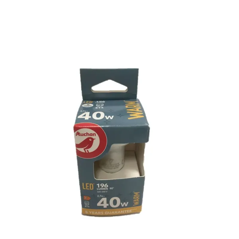 Bec LED AUCHAN 2,9W  E14 EQ 40W, lumina calda R50