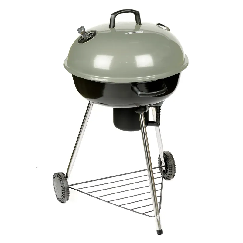 Gratar rotund cu capac si suport carbuni Garden Star, 63 x 63 x 97.5 cm