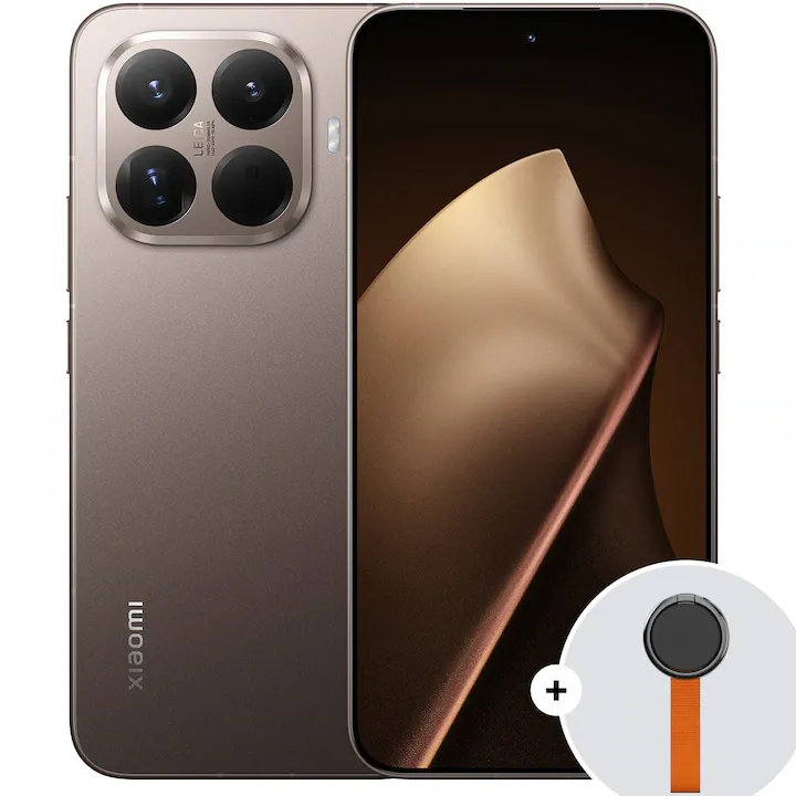 Xiaomi 15T Pro, 12GB RAM, 256GB ROM, 5G Mocha Gold + Woven Strap Ring Stand