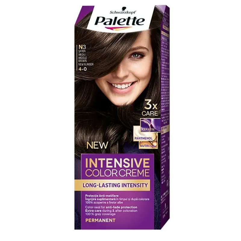 Vopsea de par Palette Intensive Color Creme N3
