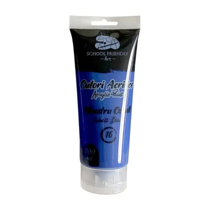 Culori Acrilice Premium Sf Art, 200ml, albastru cobalt