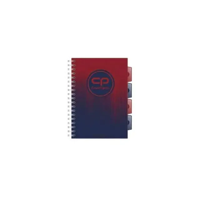 Notebook B5 cu spirala Coolpack, 200 file, rosu