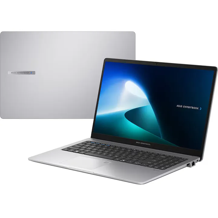 Laptop ASUS ExpertBook P1 PM1503CDA cu procesor AMD Ryzen™ 7 7735HS pana la 4.75GHz, 15.6'', Full HD, 32GB DDR5, 2 TB SSD, AMD Radeon™ Graphics, No OS, Misty Grey