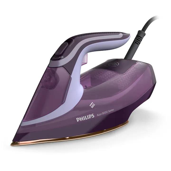 Fier de calcat Philips Seria 8000 DST8021/30, 3000 W, Rezervor 0.3 l, Jet de abur 240 g/min Violet