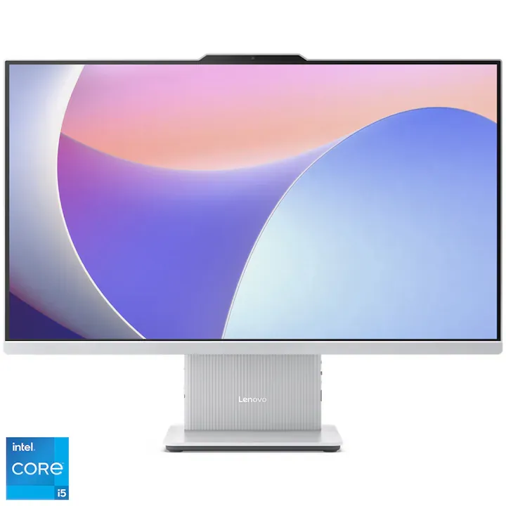 Sistem All-in-One Lenovo IdeaCentre AIO 27IRH9 cu procesor Intel® Core™ i5-13420H pana la 4.6GHz, 27", Full HD, IPS, 16GB DDR5, 512GB SSD M.2 2280 PCIe 4.0x4 NVMe, Intel® UHD Graphics, No OS, Cloud Grey