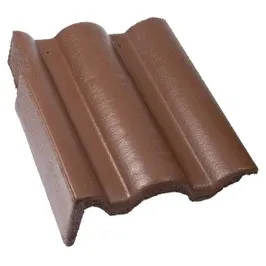 Tigla laterala stanga Bramac, Romana, maro, suprafata Novo, 330 x 420 mm