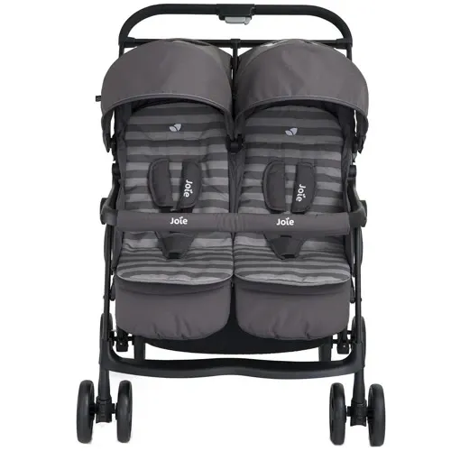 Carucior de gemeni Joie Aire Twin Dark Pewter
