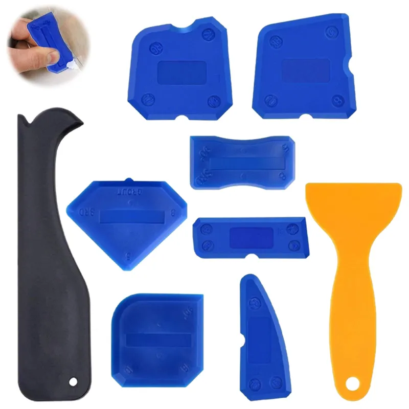 Set 9 unelte de finisare pentru etansare, ABS, multicolor, reutilizabile