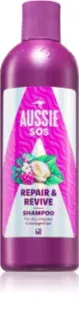 Aussie SOS Repair & Revive sampon hranitor pentru par si scalp deteriorat