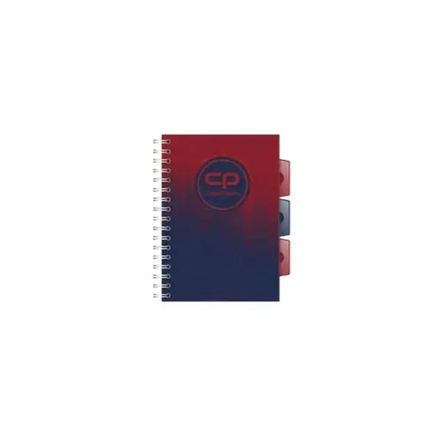 Caiet A5 cu spirala Coolpack, 200 file, albastru