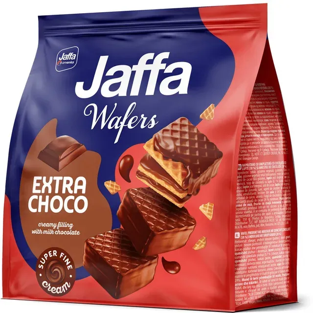 Napolitane cu glazura si umplutura cu ciocolata cu lapte Jaffa, 150 g