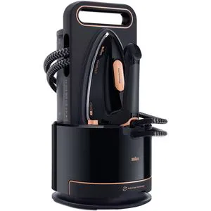 Statie de calcat BRAUN CareStyle 9 IS9090BK, 2700W, 750g/min, 2l, talpa Eloxal Plus, negru-auriu