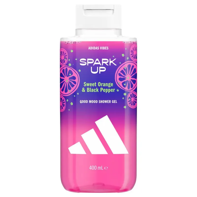 Gel de dus Adidas Vibes Spark Up, 400 ml