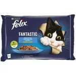 Hrana umeda pentru pisici, selectie de peste in aspic 4x85g