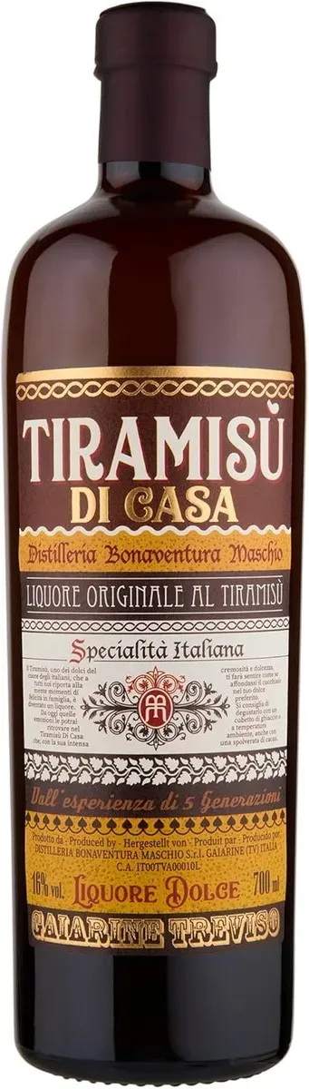 Lichior Bonaventura Maschio Tiramisu Di Casa, alcool 16%, 0.7 l