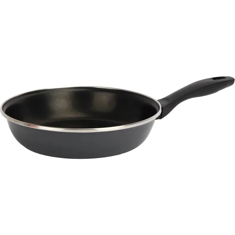 Tigaie Actuel, email, 24 cm, negru
