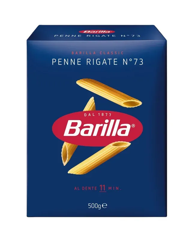 Penne Rigate n73 Barilla, 500g