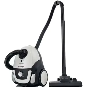 Aspirator cu sac GORENJE Compact XS VCEA11CXWII, 2l, 750W, 78dB, alb-negru