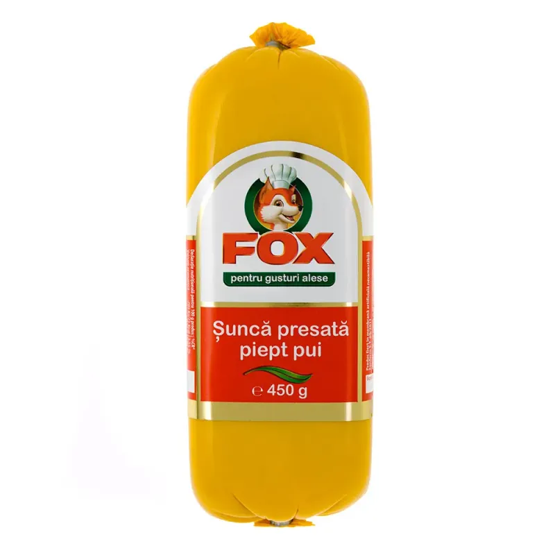 Sunca presata Fox din piept pui, 450 g