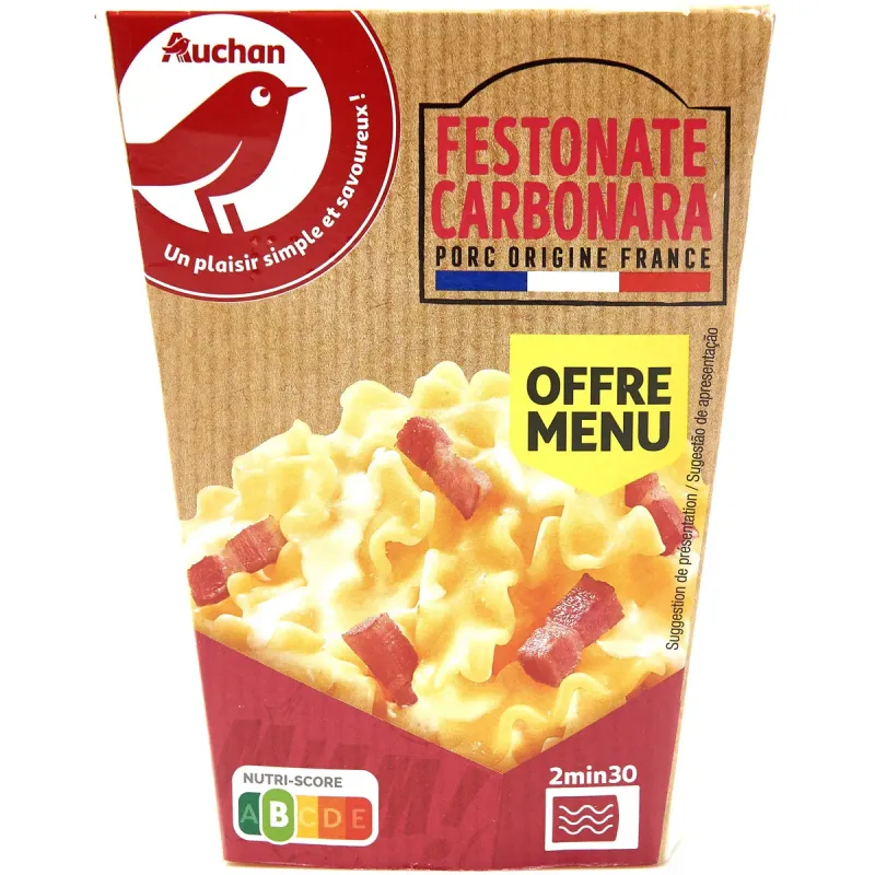 Paste carbonara Auchan, 300 g