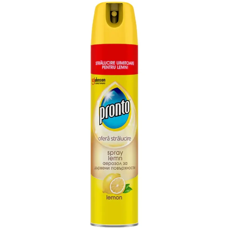 Spray pentru curatarea lemnului Pronto Lemon, 300 ml