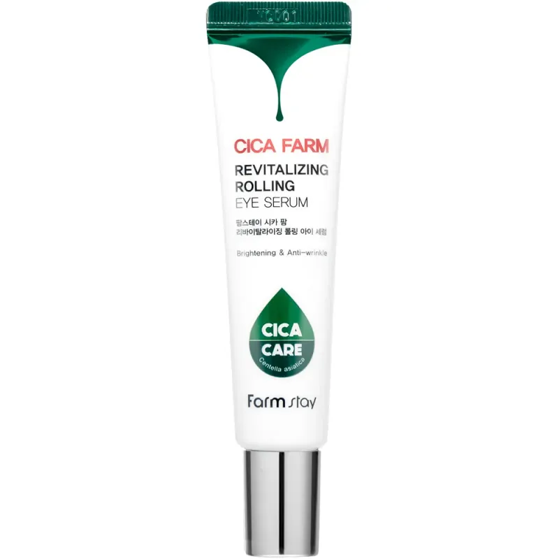 Ser hidratant si calmant pentru ochi cu centella asiatica Farmstay Cica Farm, 25 ml