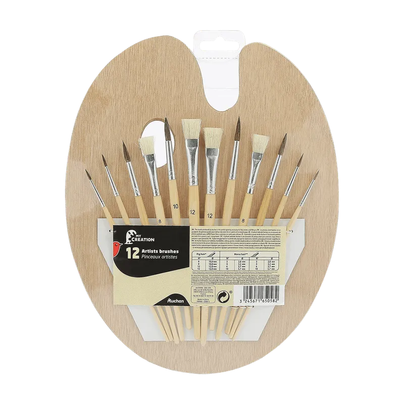 Set de pensule cu paleta