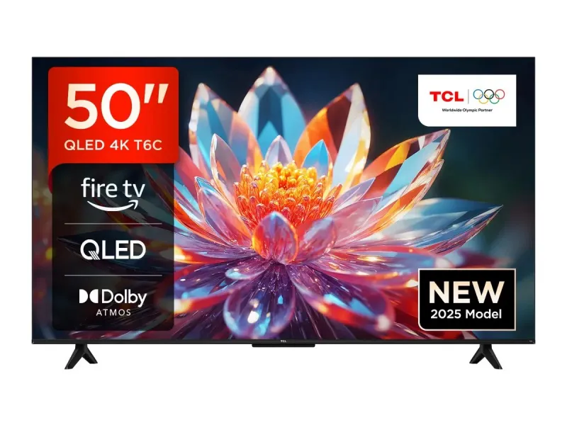 Televizor QLED Smart TCL 50T6C, Ultra HD 4K, HDR FIRE, 127 cm