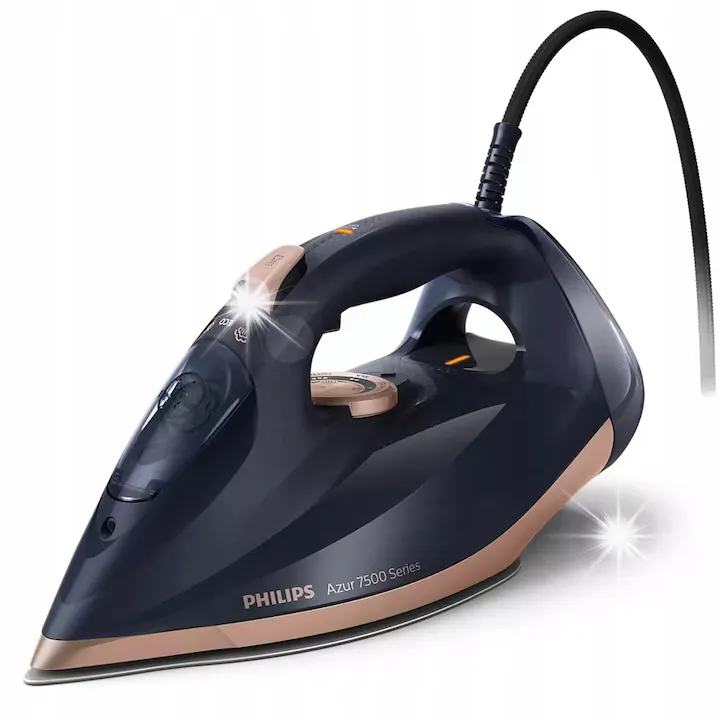 Fier de calcat Philips DST7510/80, 3200 W, abur continuu 55 g/min, usor de curatat, rezervor 300 ml, negru