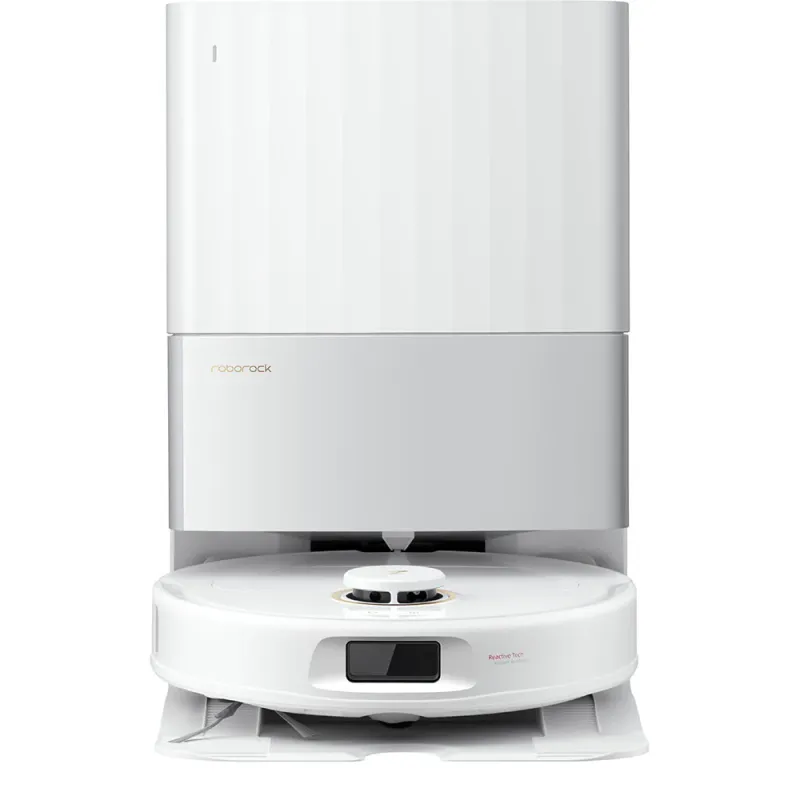 Aspirator robot ROBOROCK Qrevo 5AE QREVO5AEW, 0.33l, autonomie max 180 min, functie mop, FlexiArm, alb