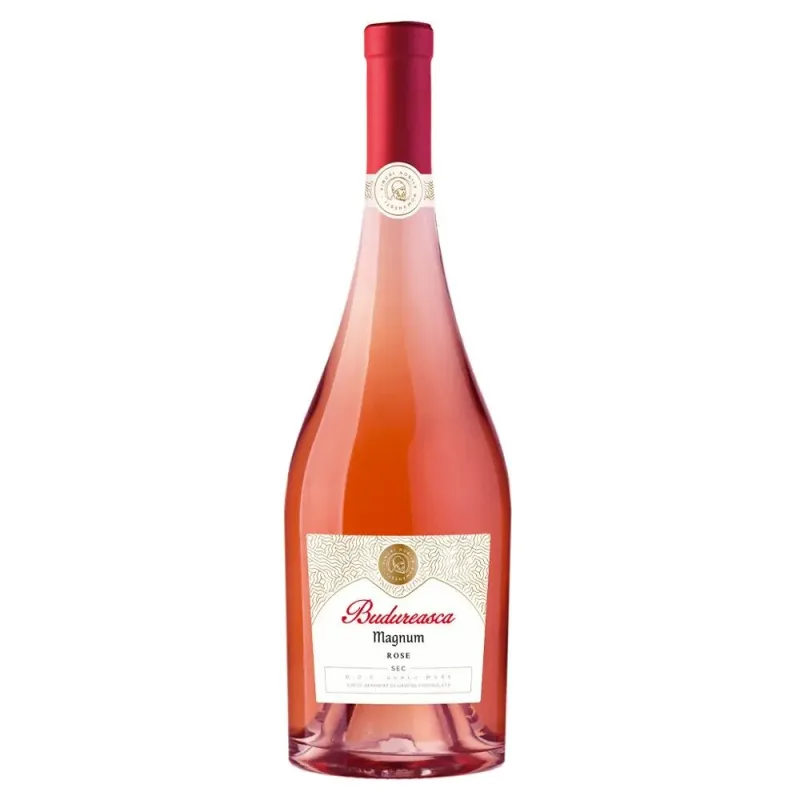 Vin rose sec Budureasca Magnum, alcool 12.5%, Magnum, 1.5 l