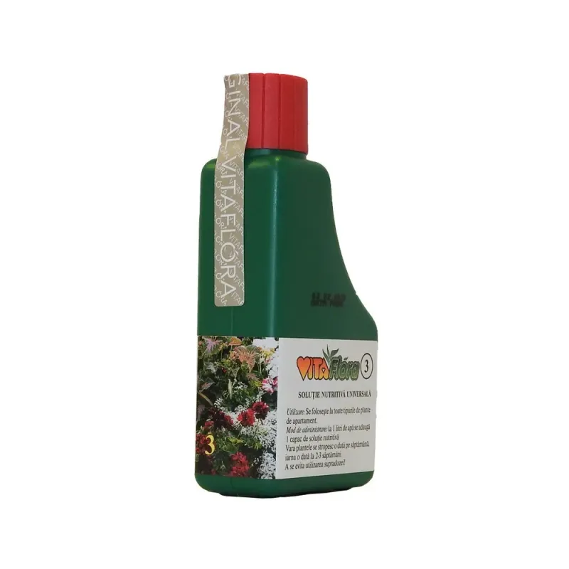 Solutie nutritiva pentru flori Vitaflora 3, universala, 100 ml