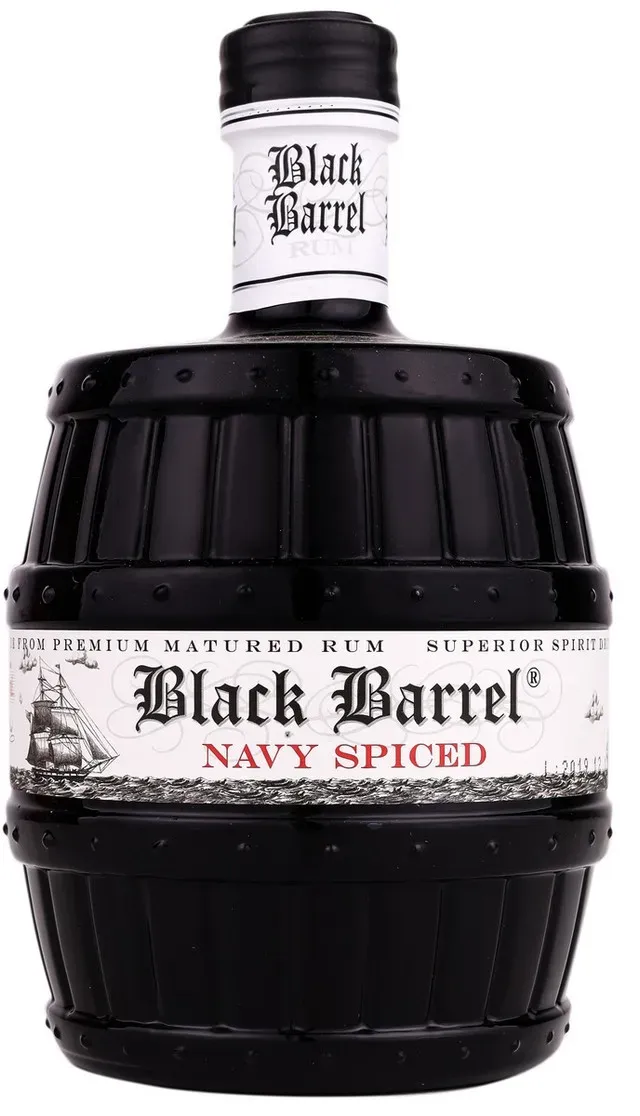 Rom A.H.Riise Black Barrel Navy Spiced, alcool 40%, 0.7 l