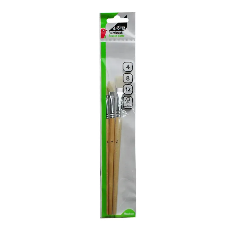Set 3 pensule Auchan numerele 4, 8, 12