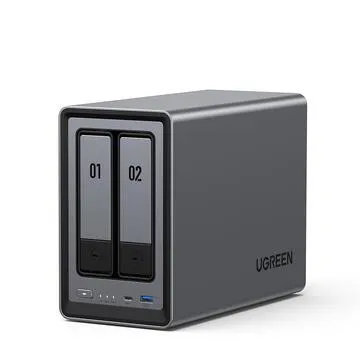 NAS UGREEN Statie pentru Management Continut Digital, 54TB, X86 Intel® N-100 12th Gen - DXP2800 (25369) - Black