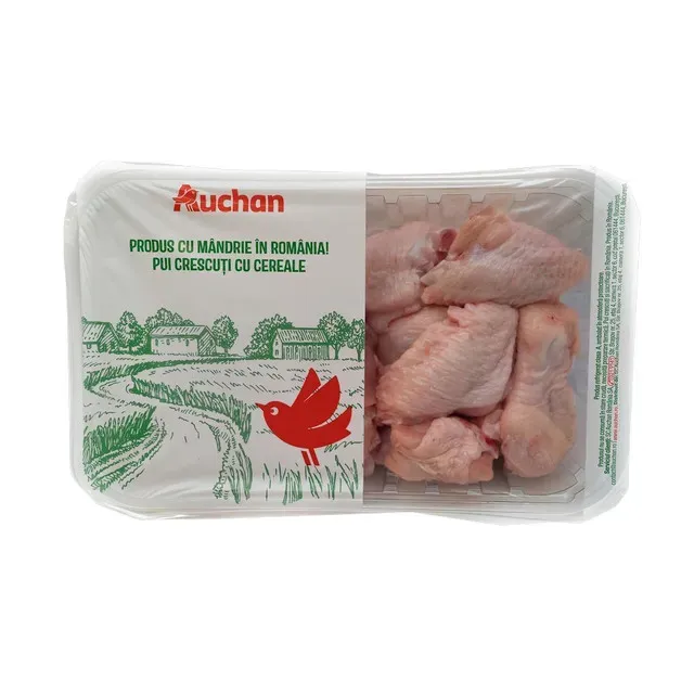 Aripi de pui sectionate Auchan, +/- 1 kg