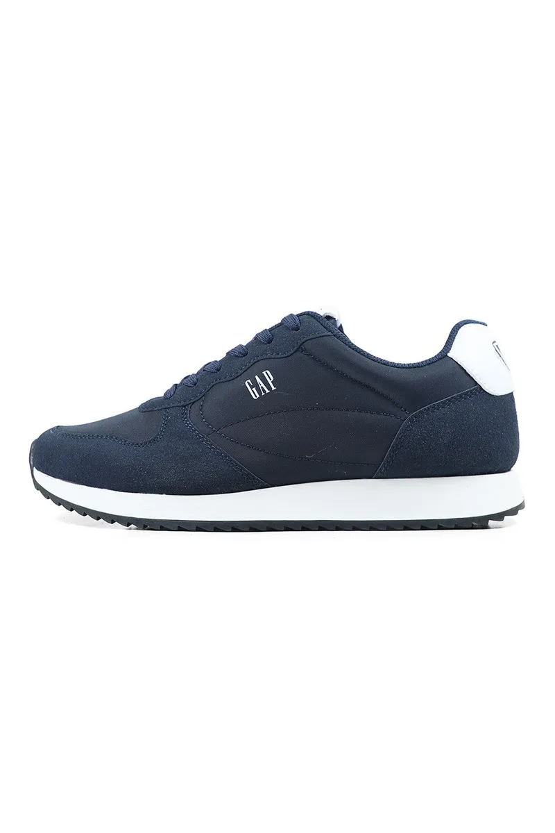 GAP, Pantofi sport low-cut cu detalii logo, Bleumarin
