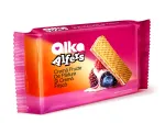 Napolitane Alfers cu doua creme: fructe de padure si frisca, 170 g