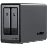 Network Attached Storage UGREEN NASync DXP2800 cu procesor Intel N100 Quad-core, 8GB DDR5, 2-bays, port 2.5G