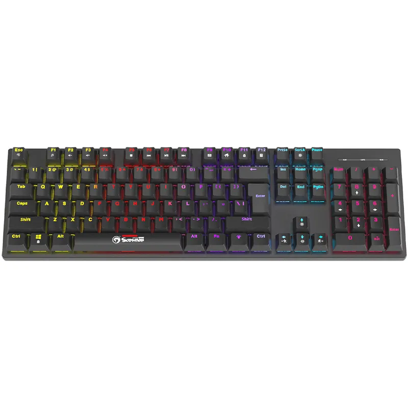 Tastatura Gaming mecanica MARVO KG905, USB, Layout US, negru